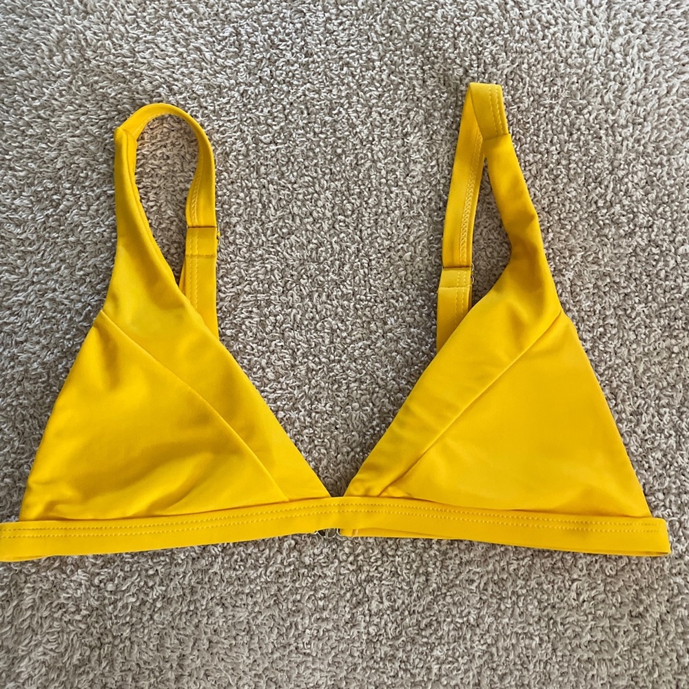 Yellow Bikini Top